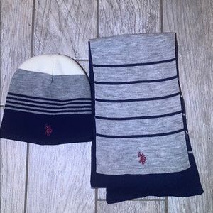 Polo reversible hat and scarf